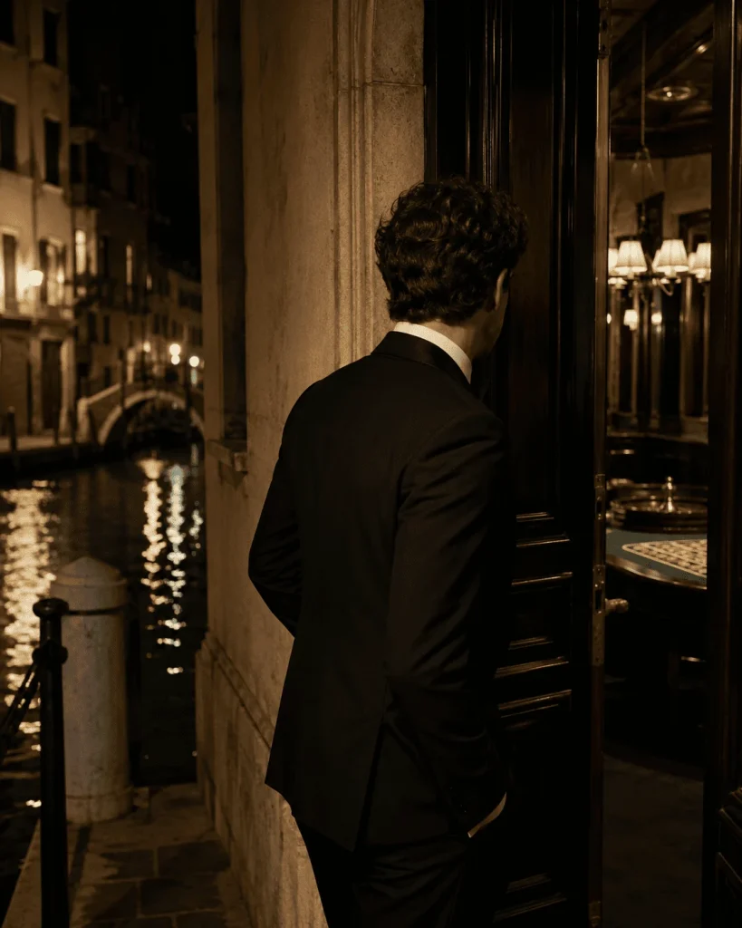 Serata elegante ispirata all’atmosfera del Casinò di Venezia